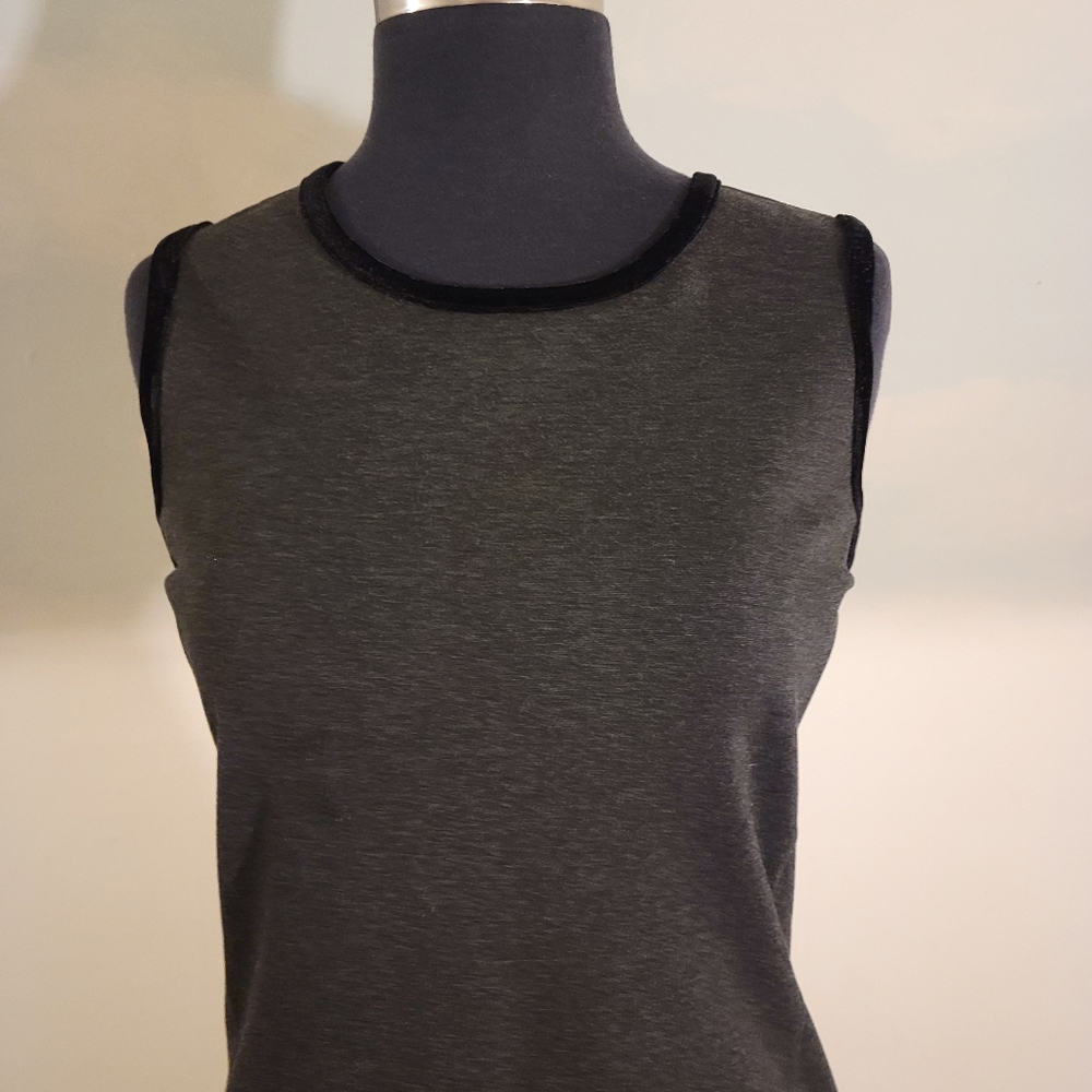 Ralph Lauren Charcoal Grey Sheath Dress Size S